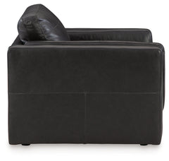 Amiata Onyx Oversized Chair and Ottoman - Ornate Home