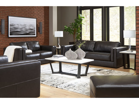 Amiata Onyx Sofa, Loveseat, Oversized Chair and Ottoman - Ornate Home