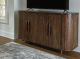 Amickly Dark Brown Accent Cabinet (Online Special Price) - Ornate Home