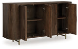 Amickly Dark Brown Accent Cabinet (Online Special Price) - Ornate Home
