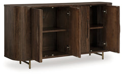 Amickly Dark Brown Accent Cabinet - Ornate Home
