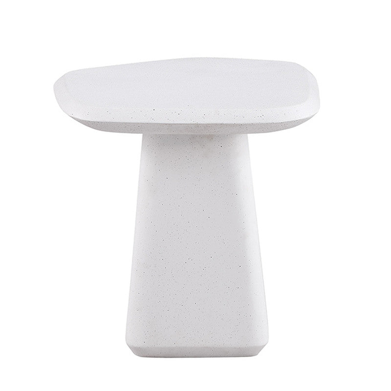 Amico White End Table