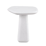 Amico White End Table