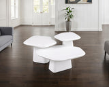 Amico White End Table