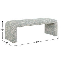 Amie Spa Blue Bench - Ornate Home