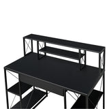 Amiel Black Desk - Ornate Home