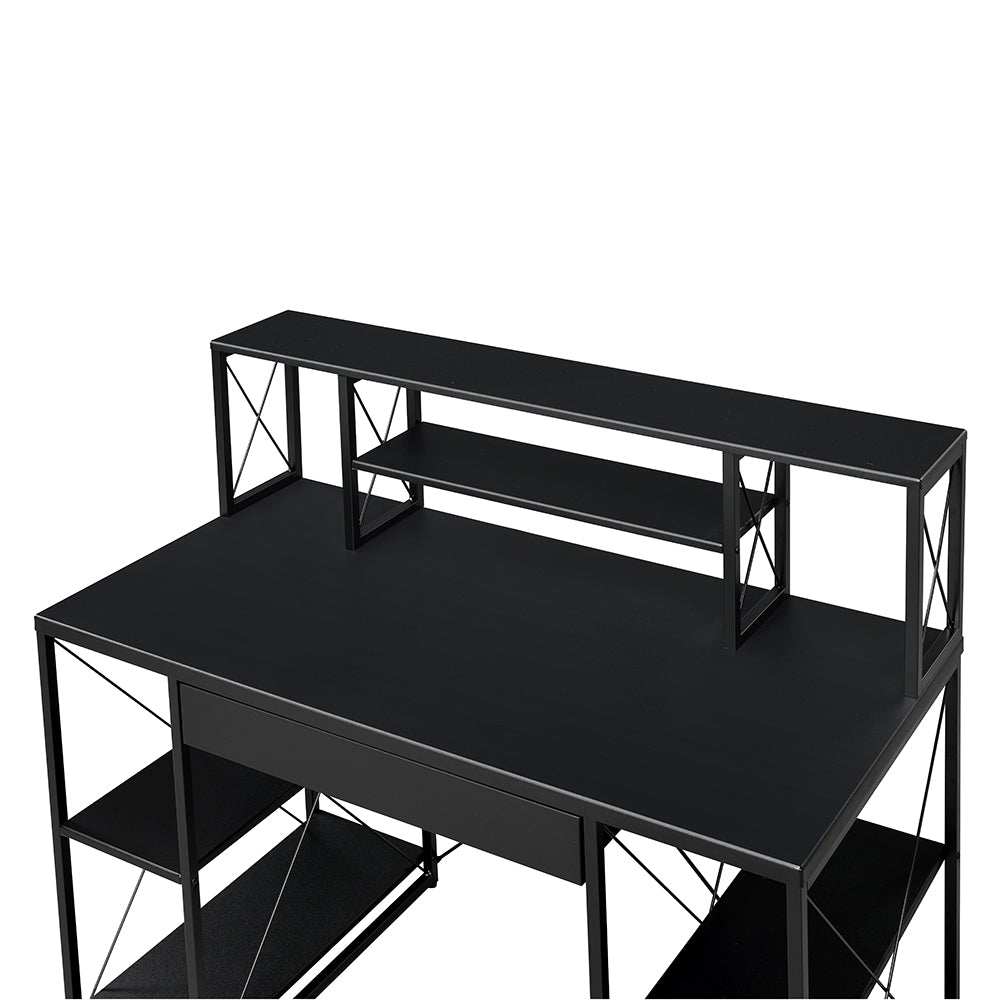 Amiel Black Desk - Ornate Home