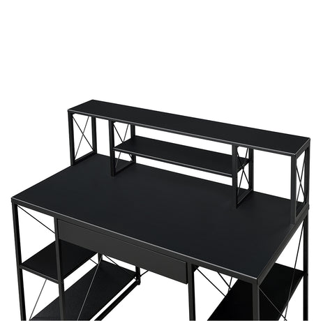 Amiel Black Desk - Ornate Home