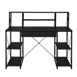 Amiel Black Desk - Ornate Home