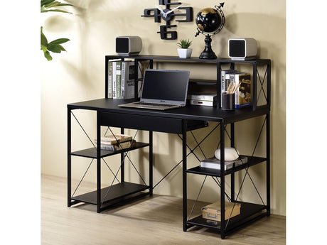 Amiel Black Desk - Ornate Home