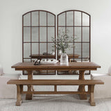 Amiel Brown Antique Large Arch Mirror - Ornate Home