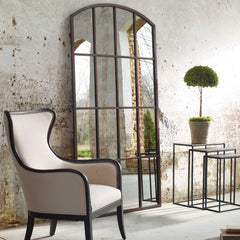 Amiel Brown Antique Large Arch Mirror - Ornate Home