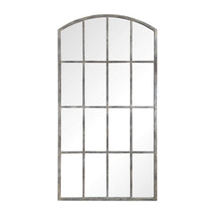 Amiel Ivory Arched Mirror - Ornate Home