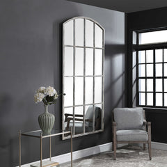 Amiel Ivory Arched Mirror - Ornate Home