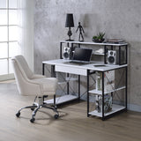 Amiel White & Black Desk - Ornate Home