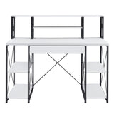Amiel White & Black Desk - Ornate Home