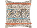 Amigo Boho Geometric Orange Accent Pillow - Ornate Home