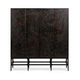 Amilio Rust Noir Tall Cabinet