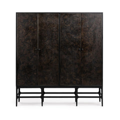 Amilio Rust Noir Tall Cabinet