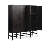 Amilio Rust Noir Tall Cabinet