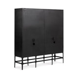 Amilio Rust Noir Tall Cabinet