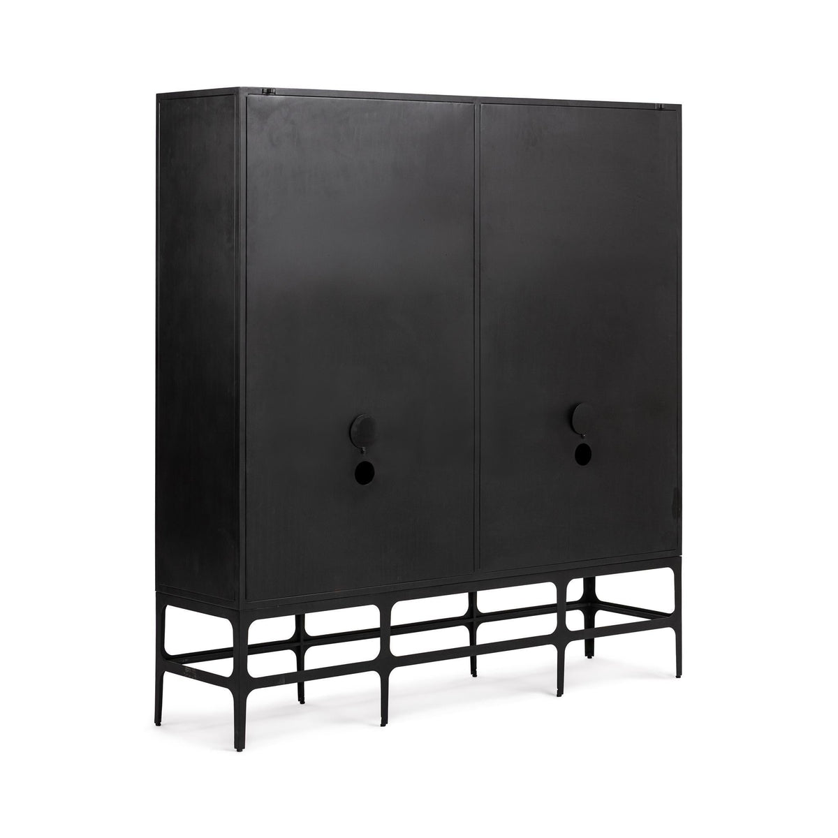 Amilio Rust Noir Tall Cabinet