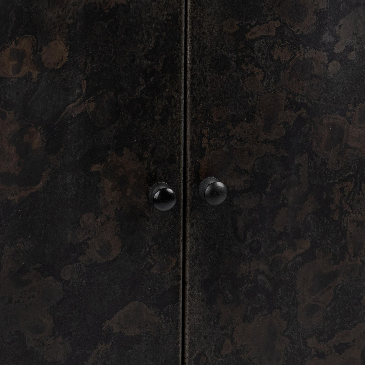 Amilio Rust Noir Tall Cabinet
