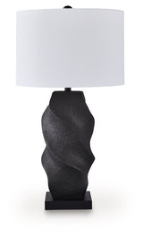 Amillion Black Poly Table Lamp - Ornate Home