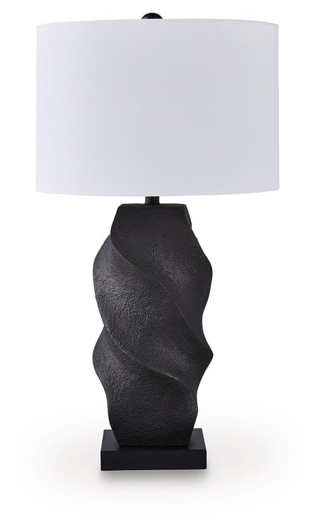 Amillion Black Poly Table Lamp - Ornate Home
