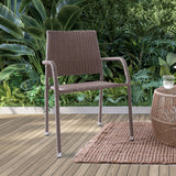 Aminta Natural 3 Pc. Patio Bistro Set - Ornate Home