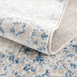 Amir Blue Medallion Area Rug - Ornate Home