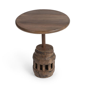 Amira Natural Accent Table Medium - Ornate Home