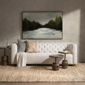 Amira Natural Accent Table Medium - Ornate Home