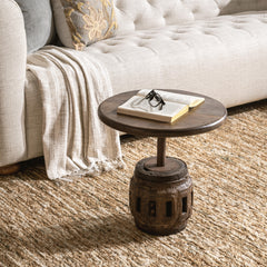 Amira Natural Accent Table Small - Ornate Home