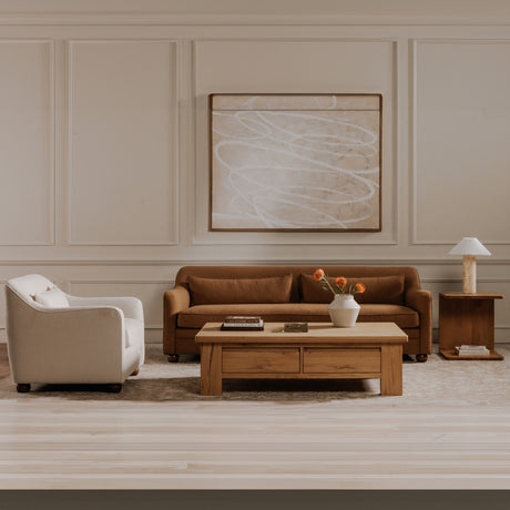 Amira Oat Accent Chair - Ornate Home