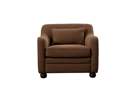 Amira Rust Accent Chair - Ornate Home