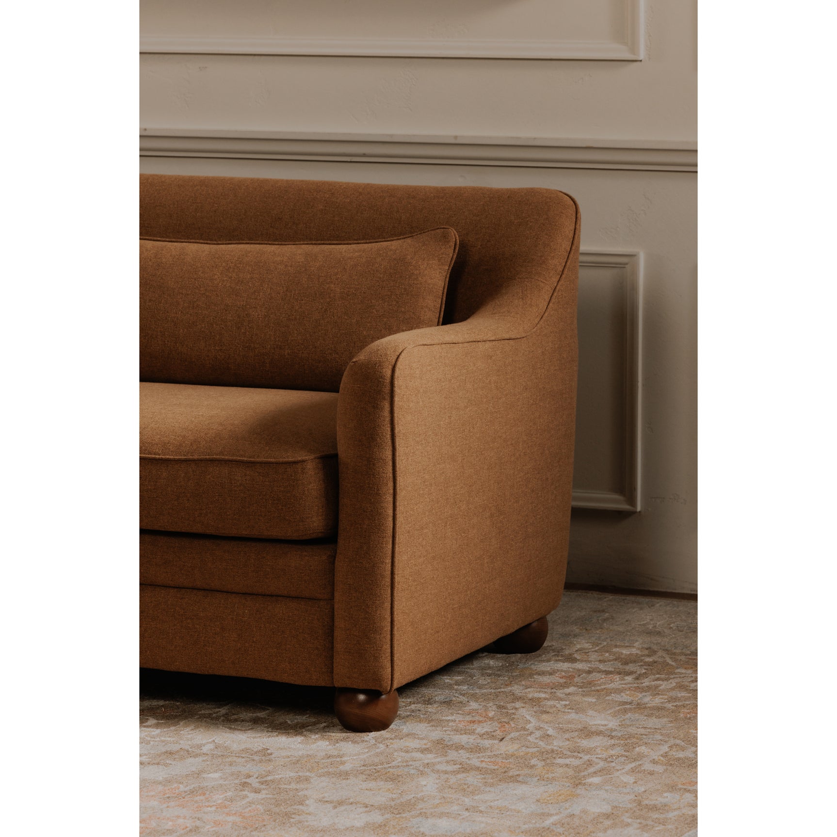 Amira Rust Sofa - Ornate Home