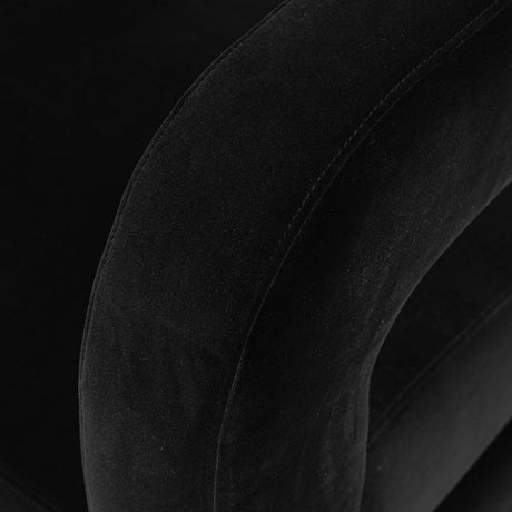 Amirah Accent Chair in Black - Ornate Home