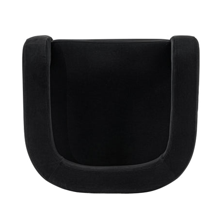 Amirah Accent Chair in Black - Ornate Home