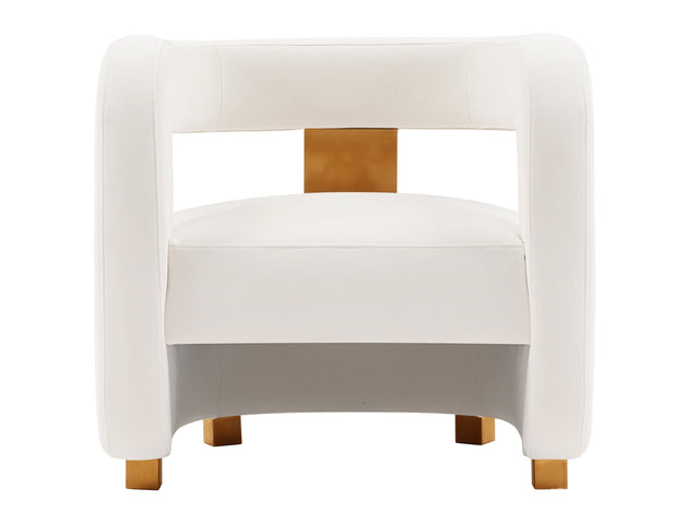 Amirah Accent Chair in White - Ornate Home