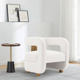 Amirah Accent Chair in White - Ornate Home