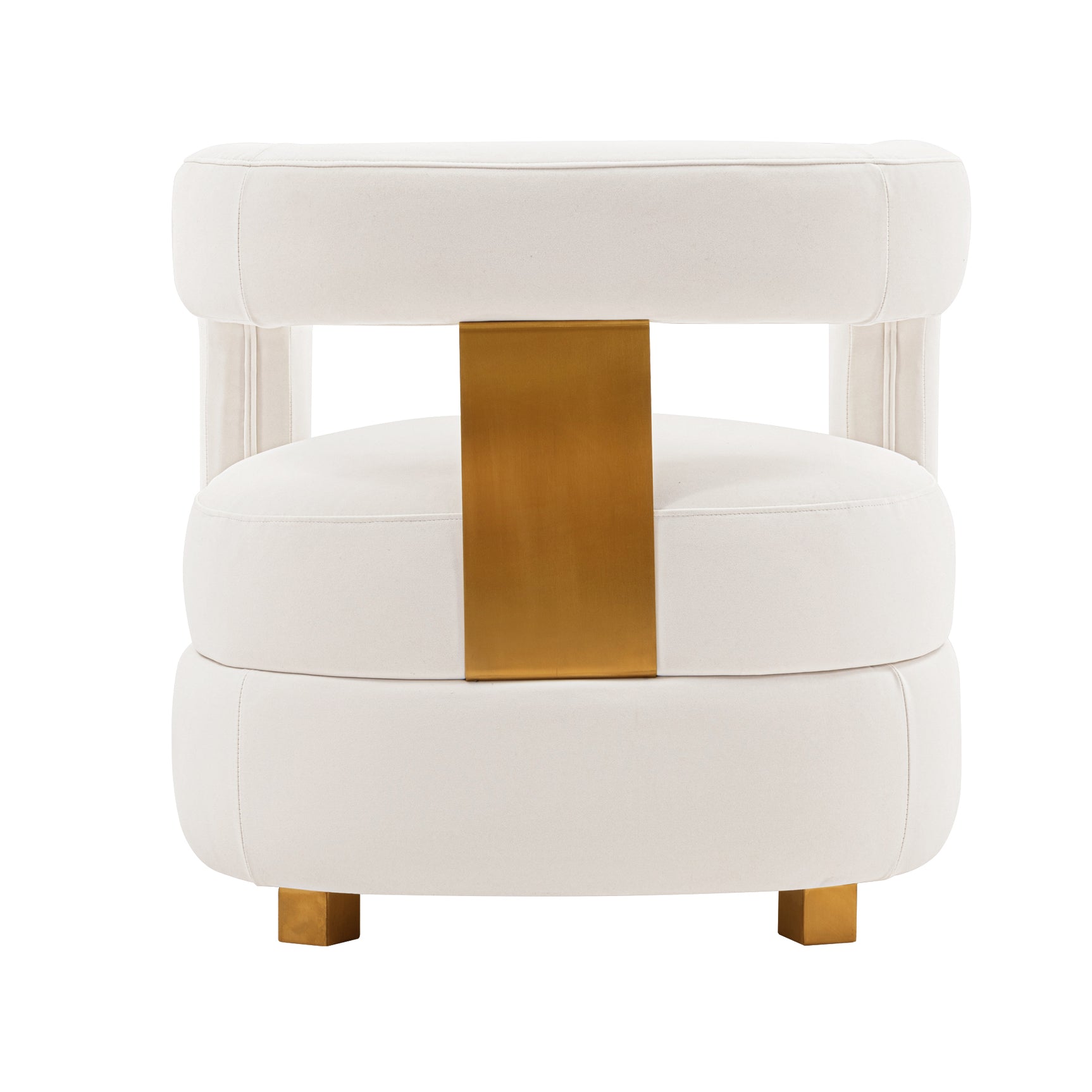 Amirah Accent Chair in White - Ornate Home