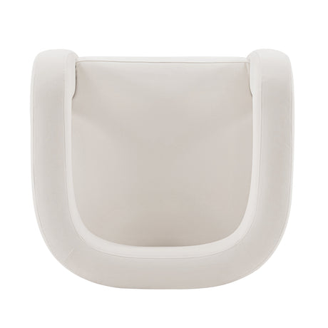 Amirah Accent Chair in White - Ornate Home