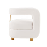 Amirah Accent Chair in White (set of 2) - Ornate Home
