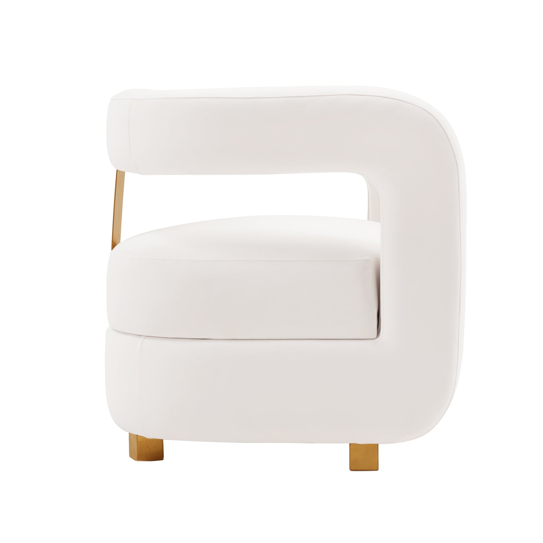 Amirah Accent Chair in White (set of 2) - Ornate Home