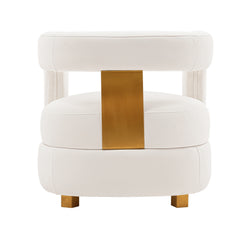Amirah Accent Chair in White (set of 2) - Ornate Home