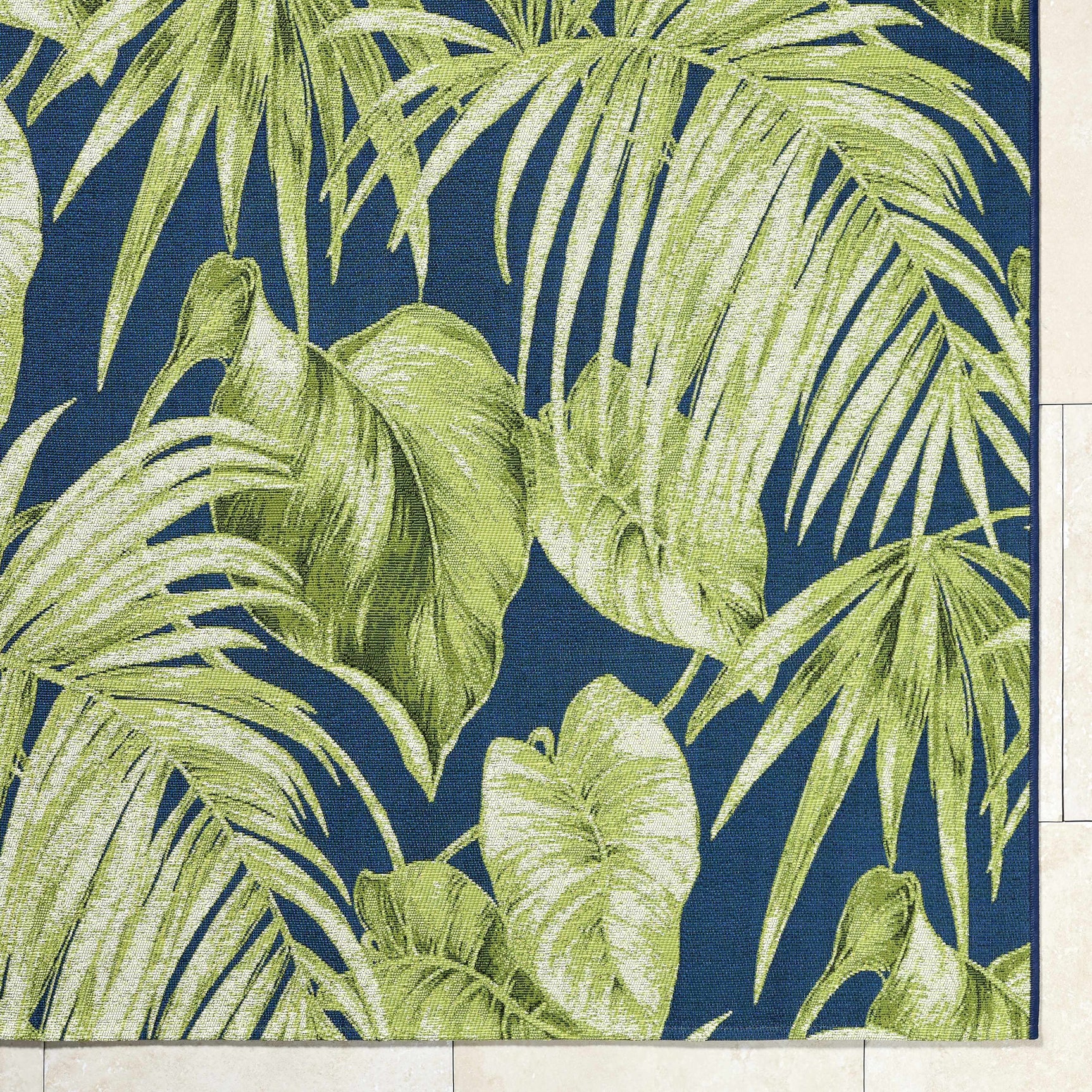 Amirah Teal Outdoor Area Rug - Ornate Home