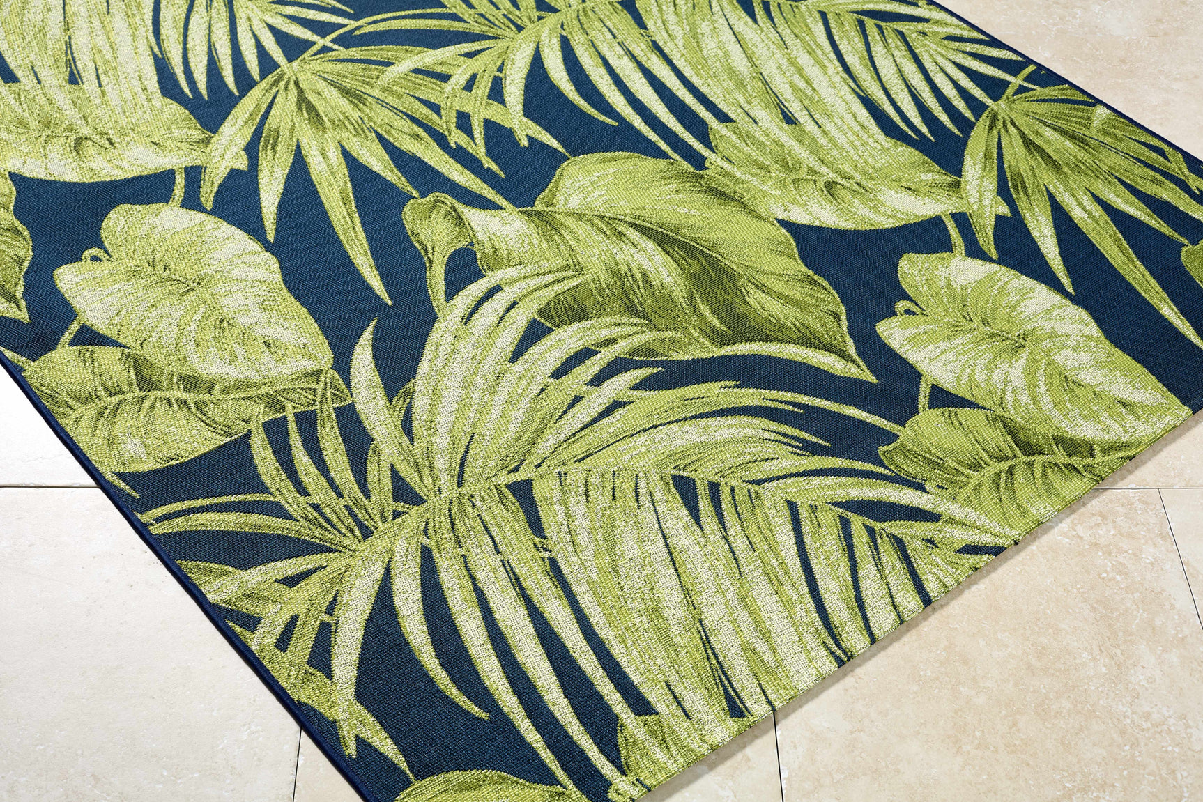 Amirah Teal Outdoor Area Rug - Ornate Home