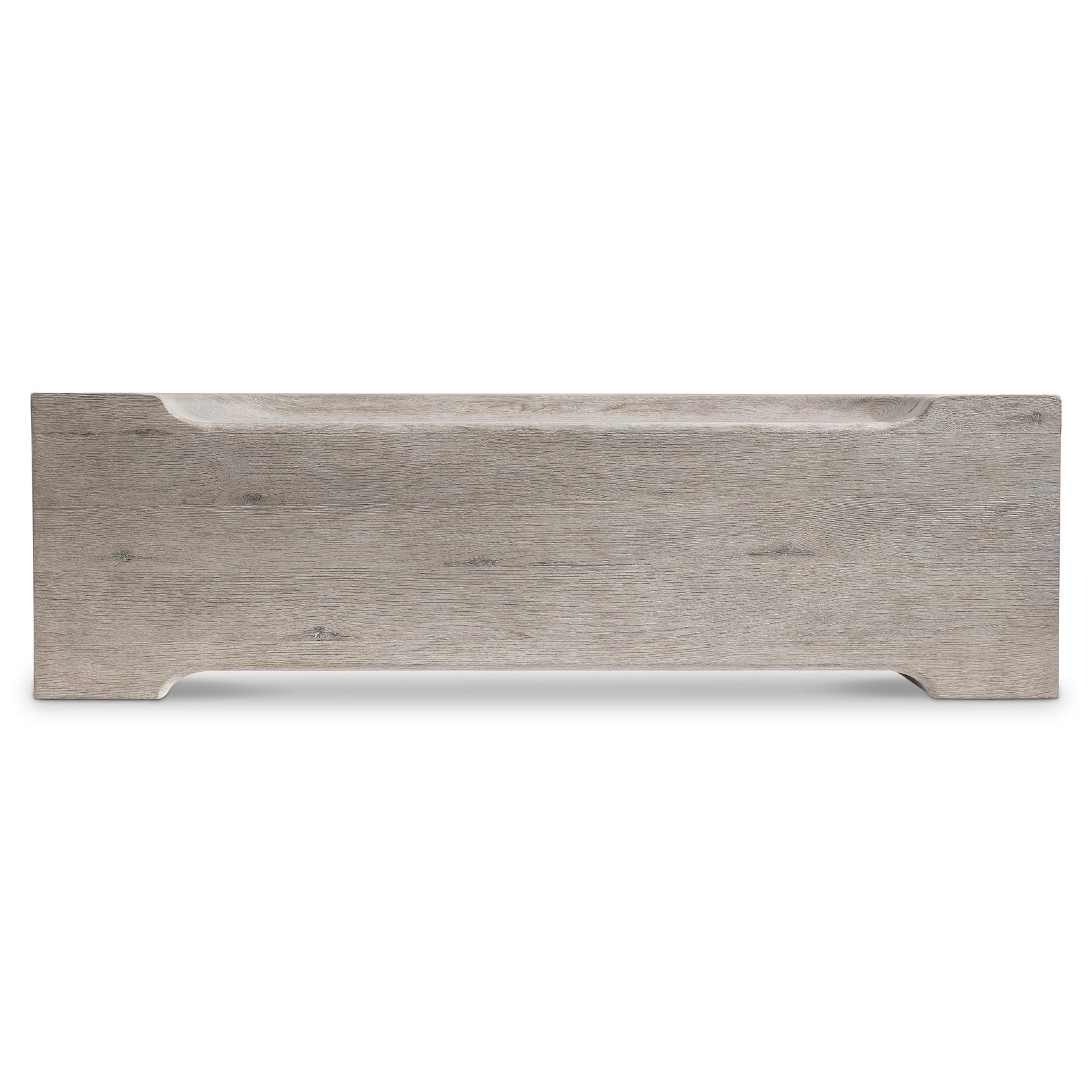 Amirus Grey Wood Bench - Ornate Home
