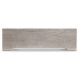 Amirus Grey Wood Bench - Ornate Home